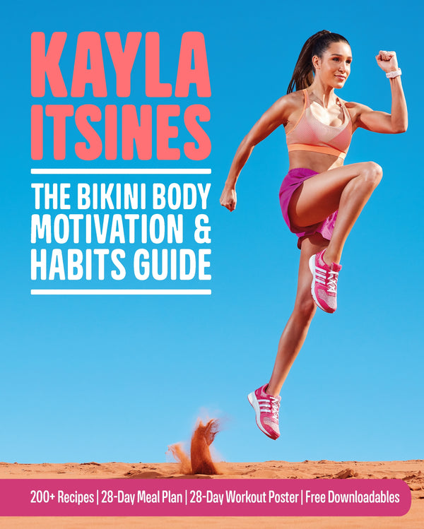 Book cover of The Bikini Body Motivation & Habits Guide by Kayla Itsines