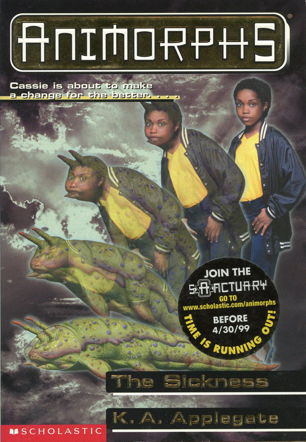 Book cover of The Sickness by K.A. Applegate, Katherine Applegate