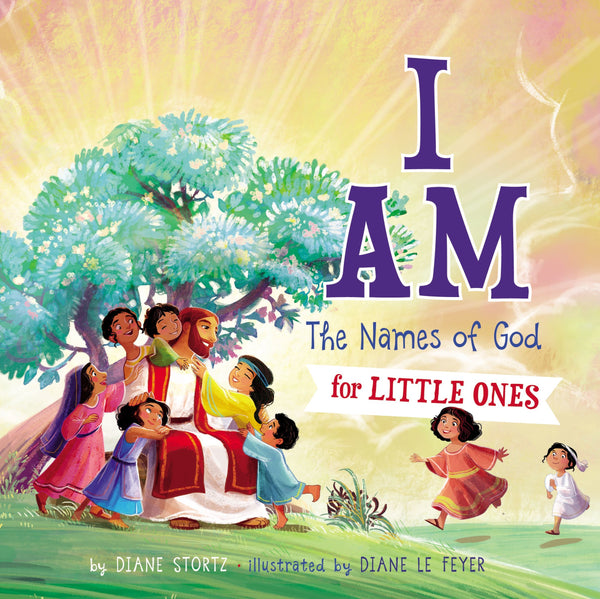Book cover of I Am: The Names of God for Little Ones by Diane Stortz, Diane Le Feyer (Illus.)