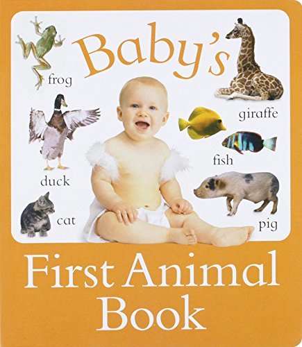 Book cover of Baby's First Animals Book by Nicola