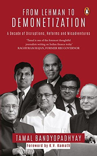 Book cover of From Lehman To Demonetization by Tamal Bandyopadhyay