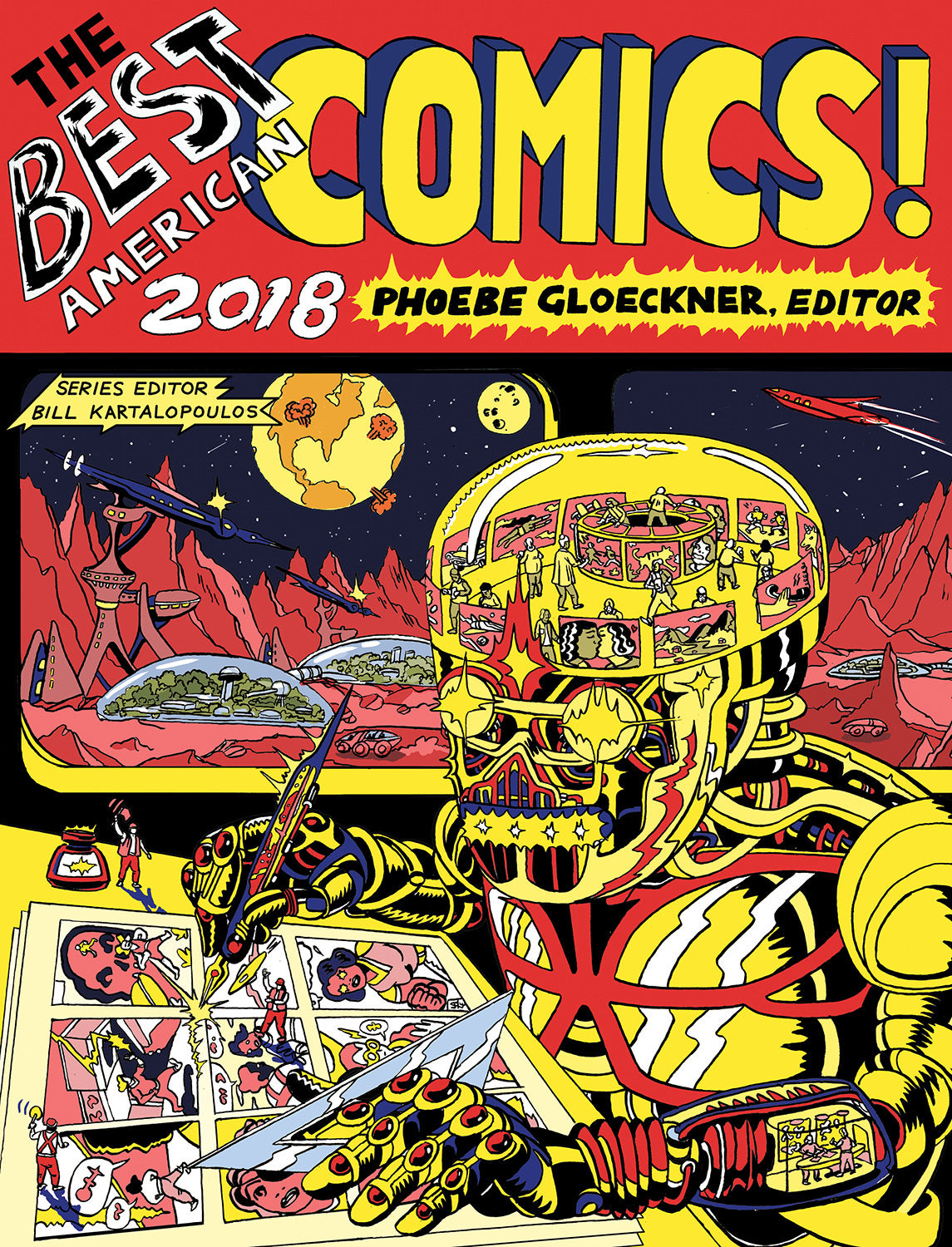 Book cover of The Best American Comics 2018 by Bill Kartalopoulos