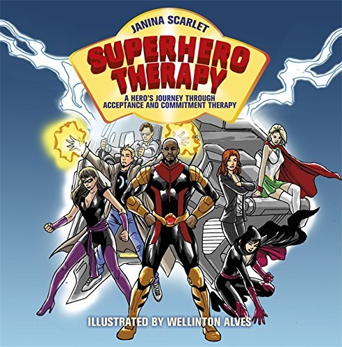 Book cover of Superhero Therapy by Dr Janina Scarlet