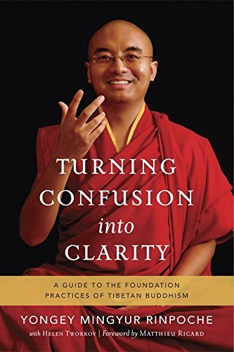 Book cover of Turning Confusion Into Clarity : A Guide To The Foundation Practices Of Tibetan Buddhism by Yongey Mingyur