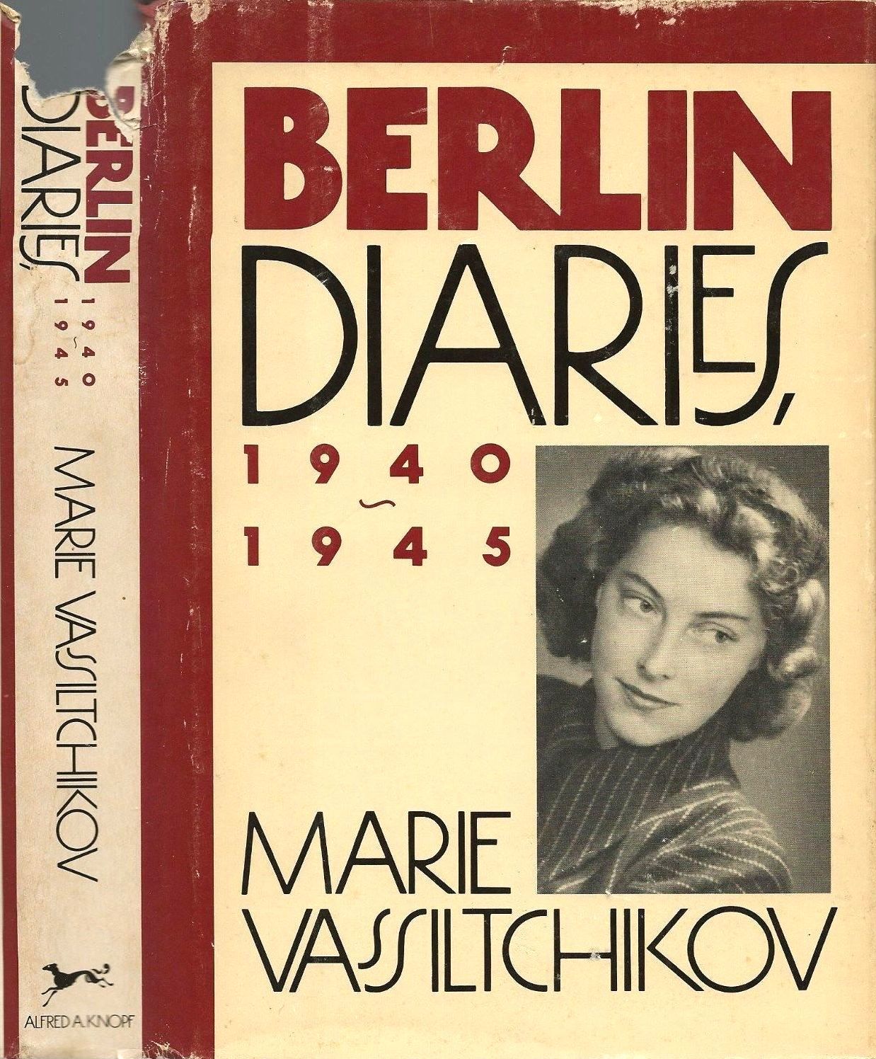 Book cover of Berlin Diaries 1940-1945 by Marie Vassiltchikov