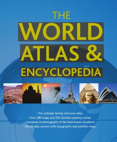 Book cover of World Atlas & Encyclopedia by Parragon Books