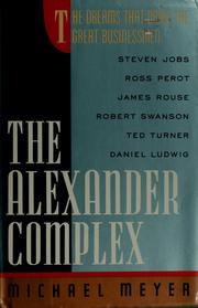 Book cover of The Alexander Complex by Michael R.  Meyer