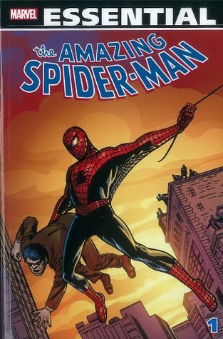 Book cover of Essential Amazing Spider-Man, Vol. 1 by Stan Lee, Steve Ditko (Illus.), Jack Kirby (Illus.)