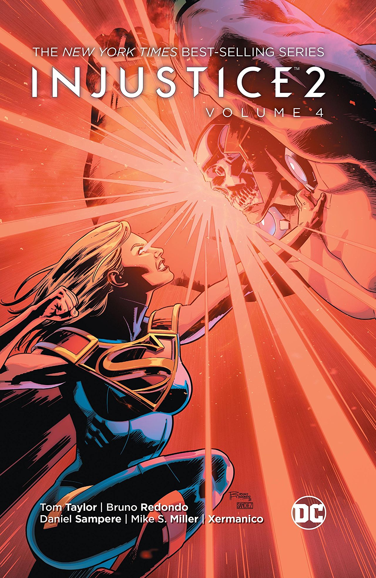Book cover of Injustice 2, Vol. 4 by Tom    Taylor, Bruno Redondo (Illus.), Mike S. Miller (Illus.)