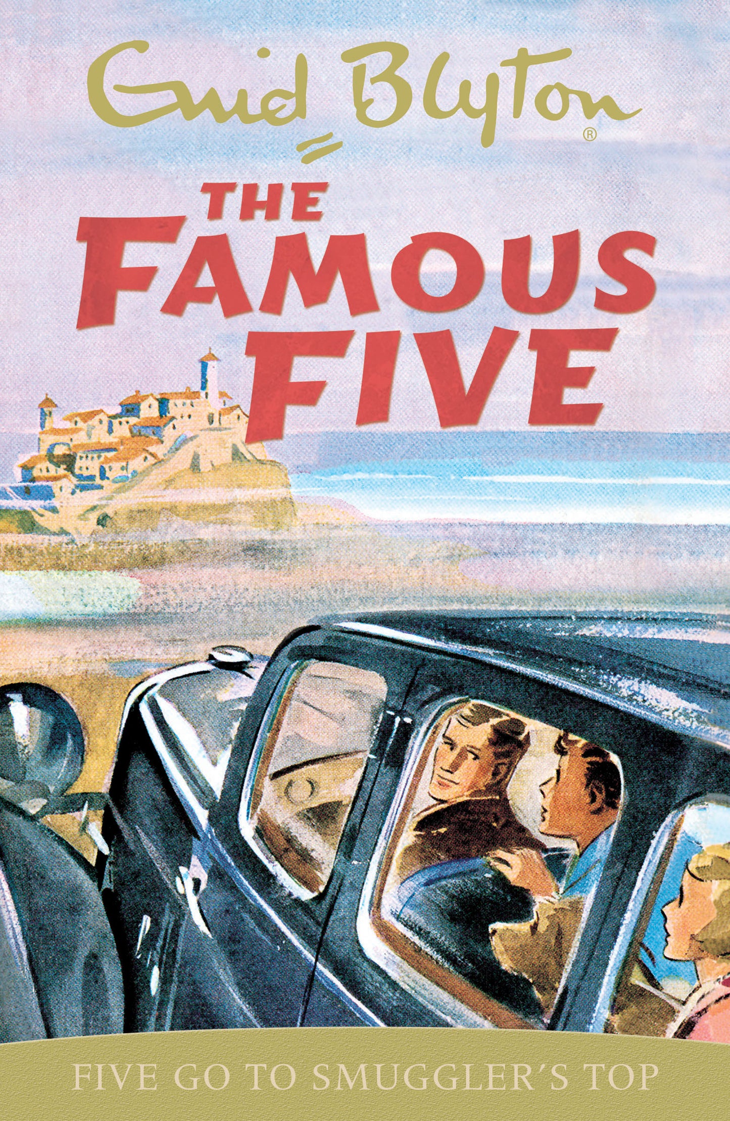 Book cover of Five Go to Smuggler's Top by Enid Blyton