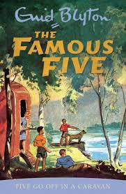 Book cover of Five Go Off in a Caravan by Enid Blyton