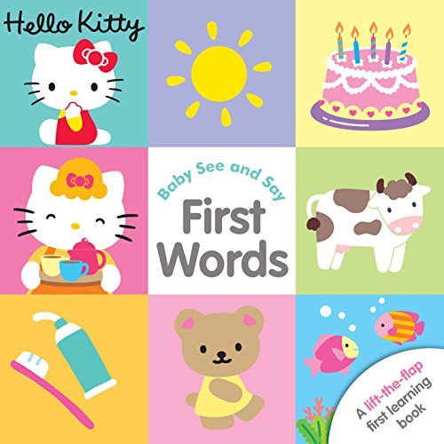 Book cover of Hello Kitty See and Say First Words by Sanrio