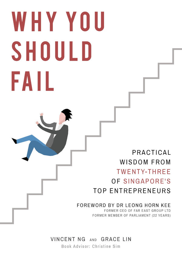 Book cover of Why You Should Fail by Vincent Ng, Grace Lin