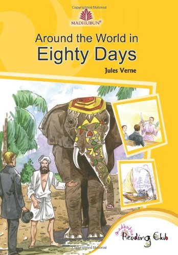 Book cover of Around The World in Eighty Days by Jules Verne