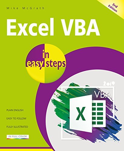 Book cover of Excel VBA In Easy Steps by Mike  McGrath