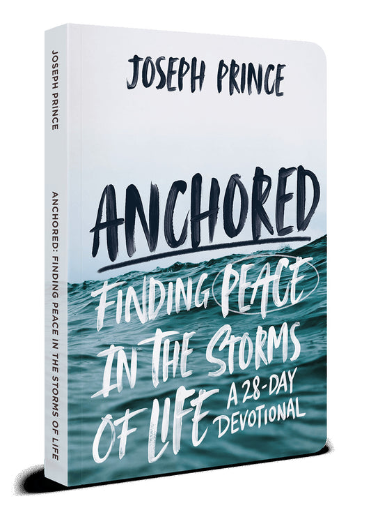 Book cover of Anchored: Finding Peace in the Storms of Life by Joseph Prince