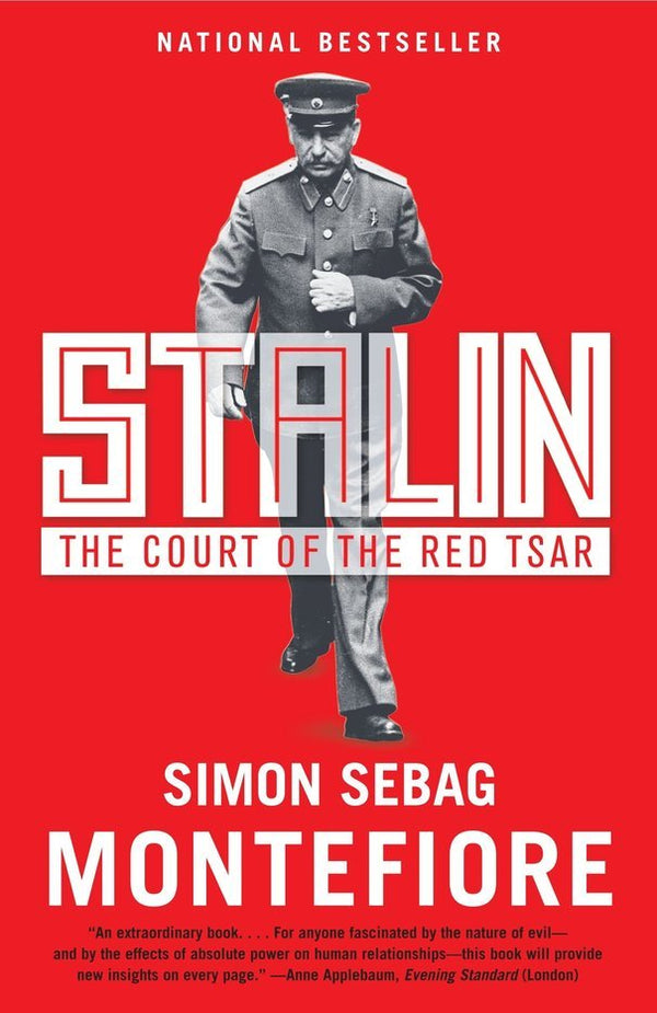 Book cover of Stalin: The Court Of The Red Tsar by Simon Sebag Montefiore
