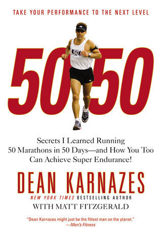 Book cover of 50/50 by Dean Karnazes
