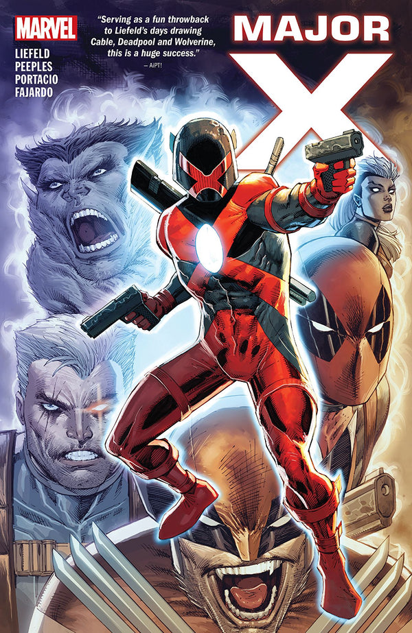 Book cover of Major X by Rob Liefeld (Writer/Art), Brent Peeples (Art), Whilce Portacio (Art)