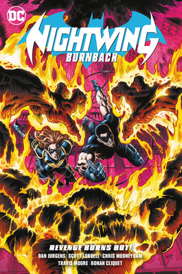 Book cover of Nightwing: Burnback by Dan Jurgens, Travis Moore (Illus.), Chris Mooneyha (Illus.)