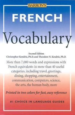 Book cover of French Vocabulary by Christopher Kendris, Theodore N. Kendris