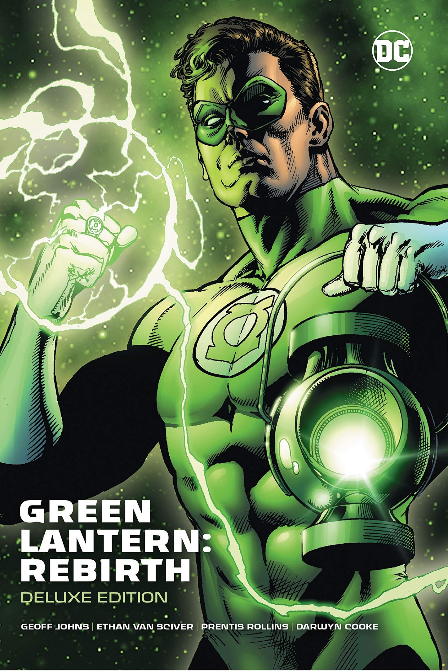 Book cover of Green Lantern: Rebirth by Geoff Johns, Ethan Van Sciver (Illus.)