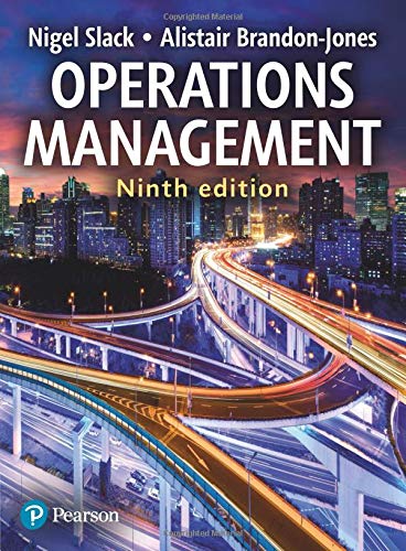 Book cover of Operations Management by Nigel Slack, Prof Alistair Brandon-Jones