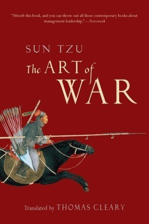 Book cover of The Art Of War by Sun Tzu, Thomas Cleary (Trans.)
