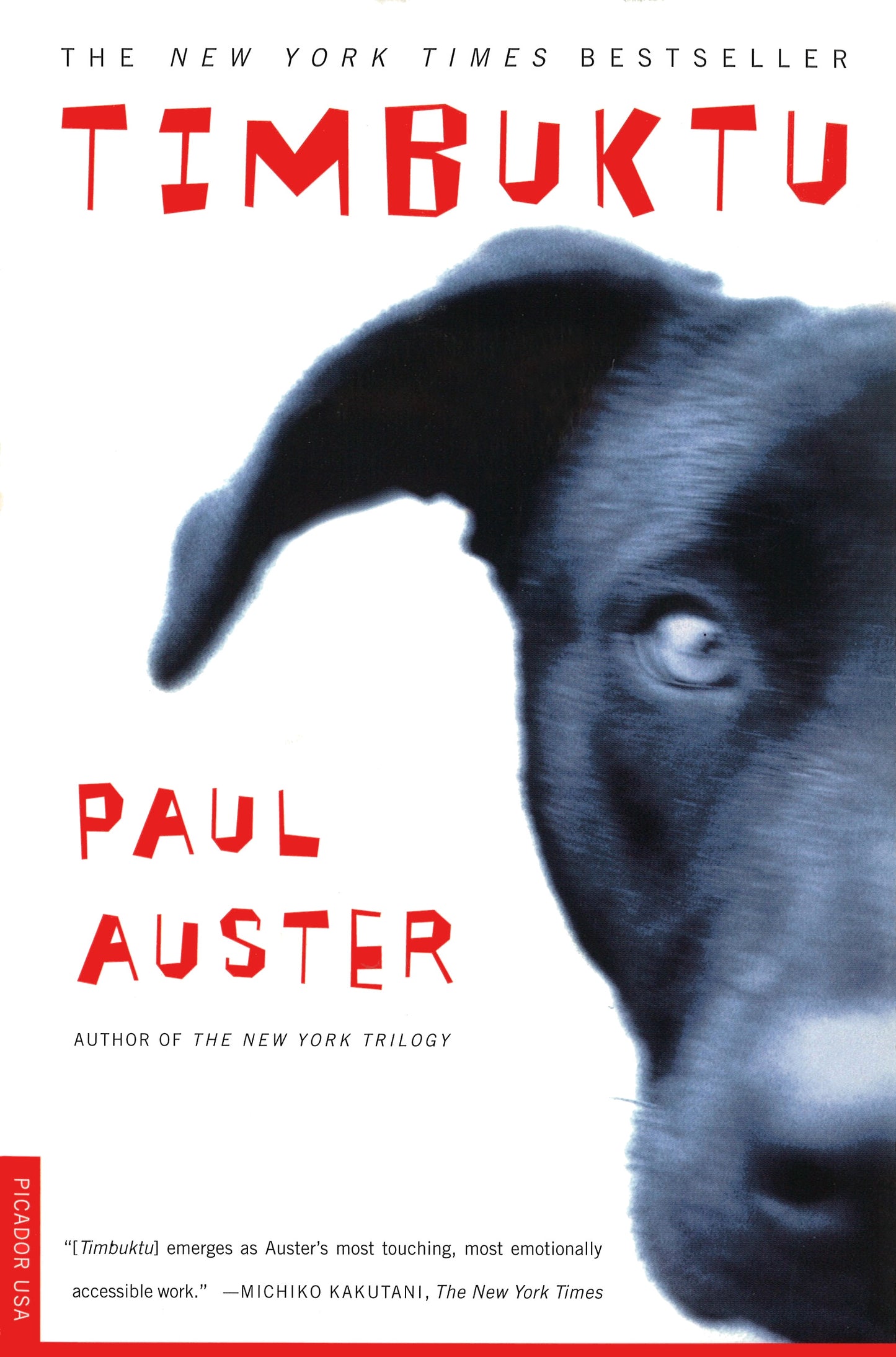Book cover of Timbuktu by Paul Auster