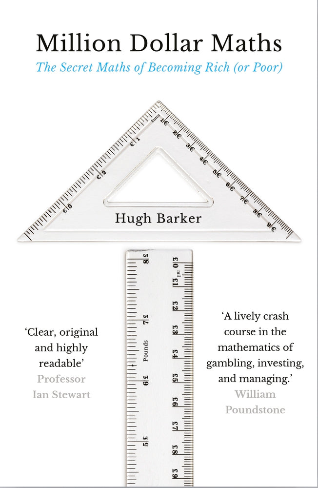 Book cover of Million Dollar Maths: The Secret Maths of Becoming Rich by Hugh Barker