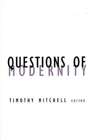 Book cover of Questions Of Modernity (Volume 11) by Timothy Mitchell