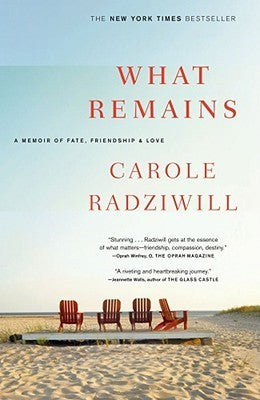 Book cover of What Remains: A Memoir of Fate, Friendship, and Love by Carole Radziwill