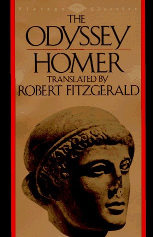 Book cover of The Odyssey by Homer