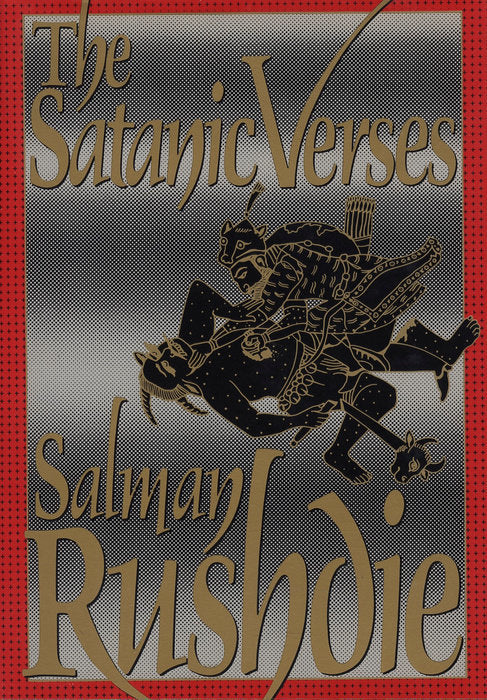Book cover of The Satanic Verses by Salman Rushdie