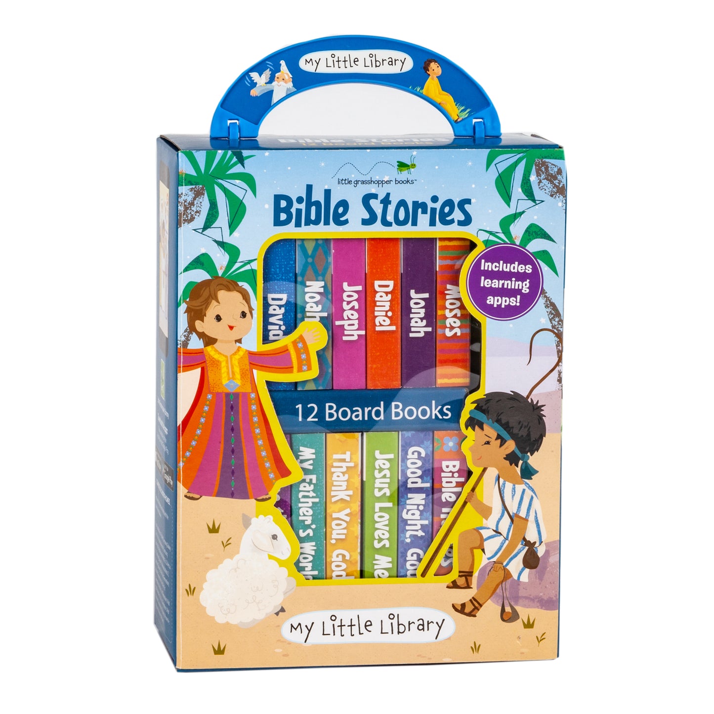 Book cover of My Little Library: Bible Stories by Little Grasshopper Books, Publications International