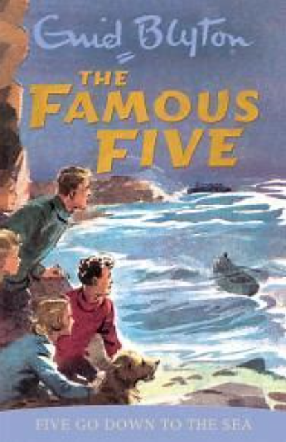 Book cover of Five Go Down To The Sea by Enid Blyton