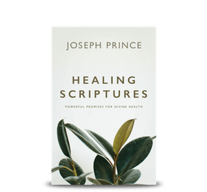 Book cover of Healing Scriptures: Powerful Promises For Divine Health by Joseph Prince