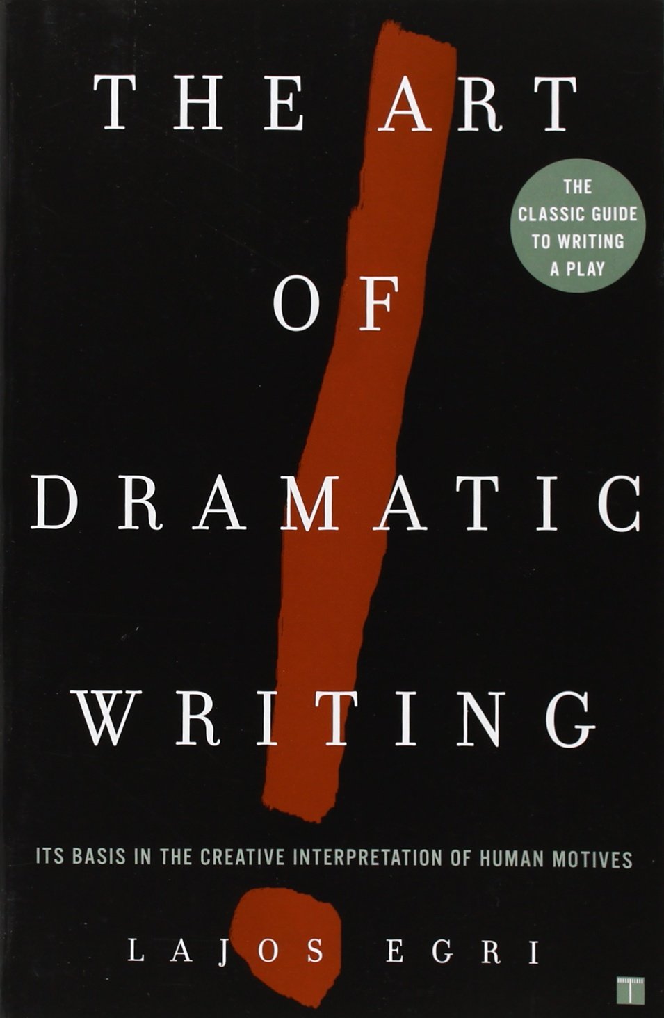 Book cover of The Art of Dramatic Writing: Its Basis in the Creative Interpretation of Human Motives by Lajos Egri, Gilbert Miller (Illus.)