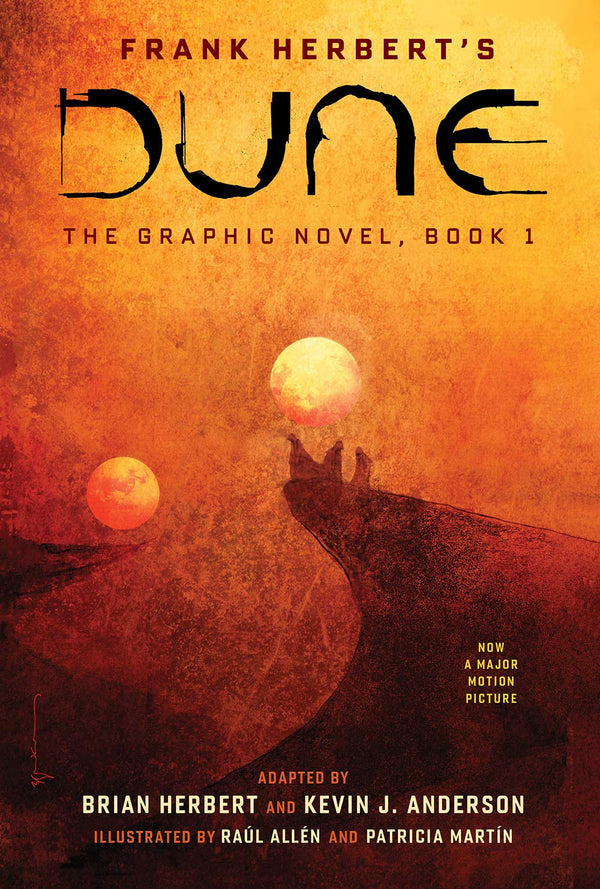 Book cover of Frank Herbert'S Dune: The Graphic Novel, Book 1 by Brian Herbert (Adaptor), Kevin J. Anderson (Adaptor), Frank Herbert, Raúl Allén (Illustrations), Patricia Martín (Illustrations), Bill Sienkiewicz (Contrib.)