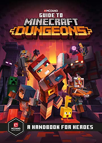 Book cover of Guide To Minecraft Dungeons by Mojang AB