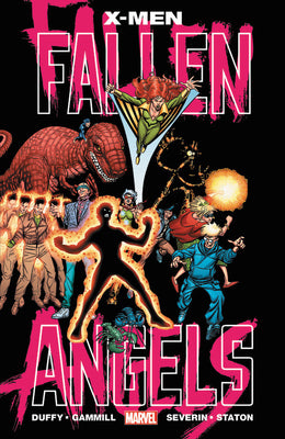 Book cover of X-Men: Fallen Angels by Jo Duffy (Text), Kerry Gammil (Illus.), Marie Severin (Illus.), Joe Staton (Illus.)