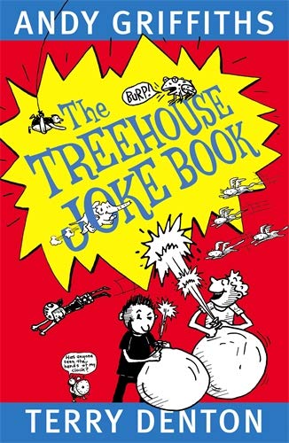 Book cover of The Treehouse Joke Book by Andy Griffiths, Terry Denton
