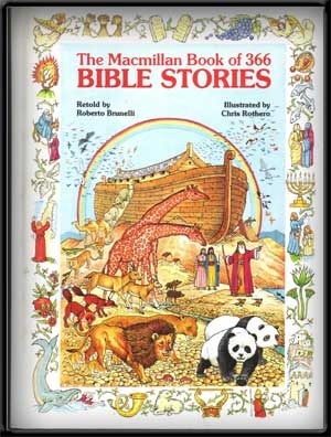 Book cover of 366 Bible Stories by Roberto Brunelli, Chris Rothero (Illus.)