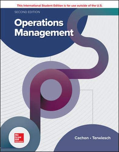 Book cover of Operations Management by Gérard Cachon, Christian Terwiesch