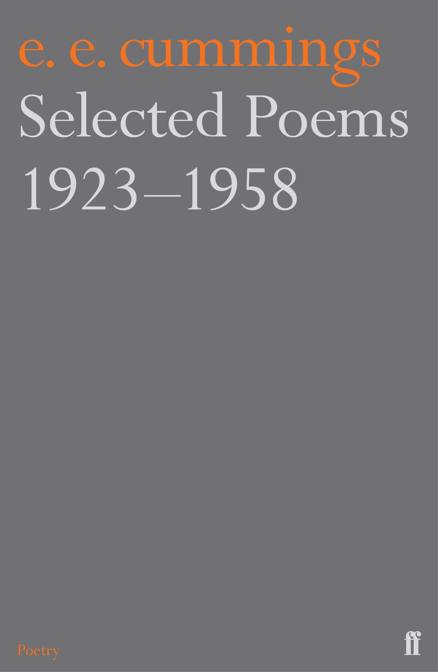 Book cover of Selected Poems 1923-1958 by E.E. Cummings