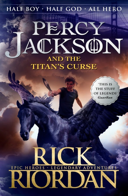 Book cover of The Titan's Curse by Rick Riordan