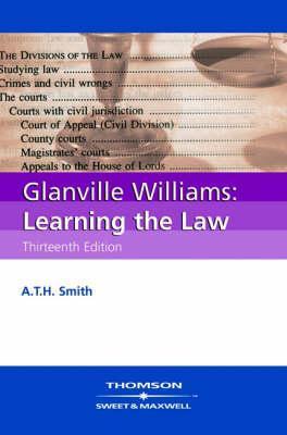 Book cover of Learning The Law by A T H Smith
