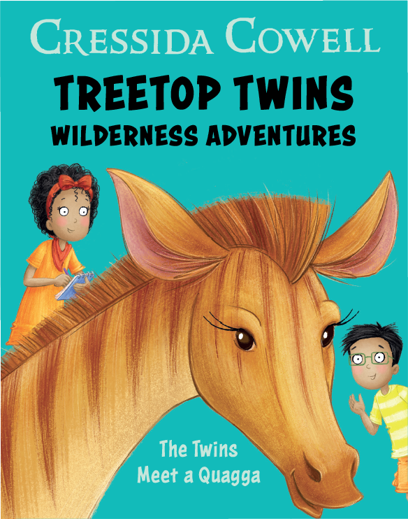 Book cover of The Twins Meet a Quagga by Cressida Cowell