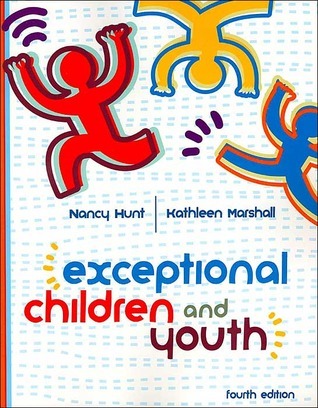 Book cover of Exceptional Children And Youth by Nancy Hunt, Kathleen Marshall