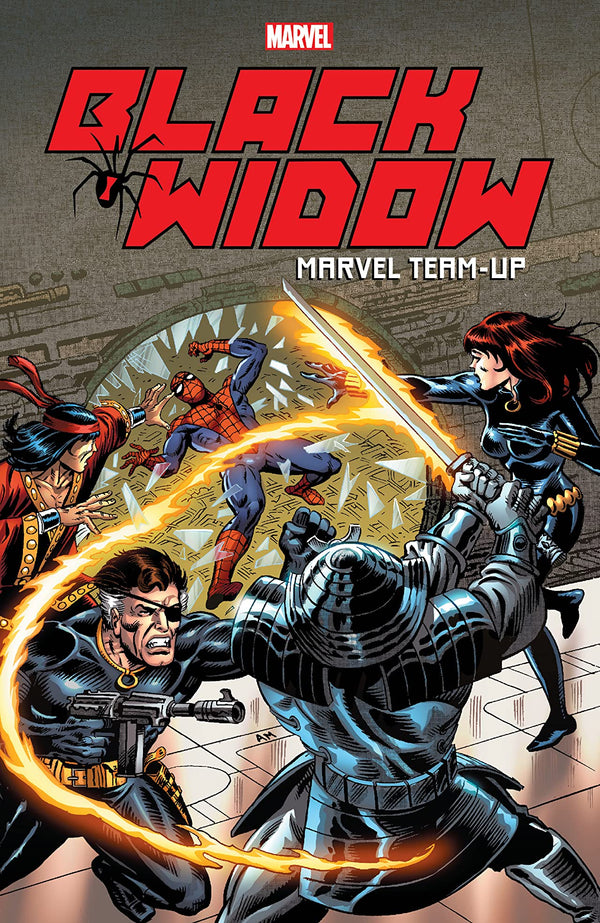 Book cover of Black Widow: Marvel Team-Up by Chris Claremont, Tom DeFalco, Bill Mantlo